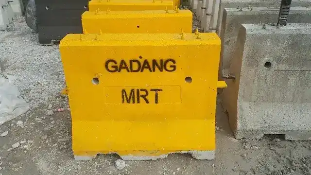Precast concrete barrier rental Malaysia