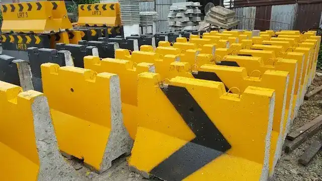 Precast concrete barrier rental Malaysia