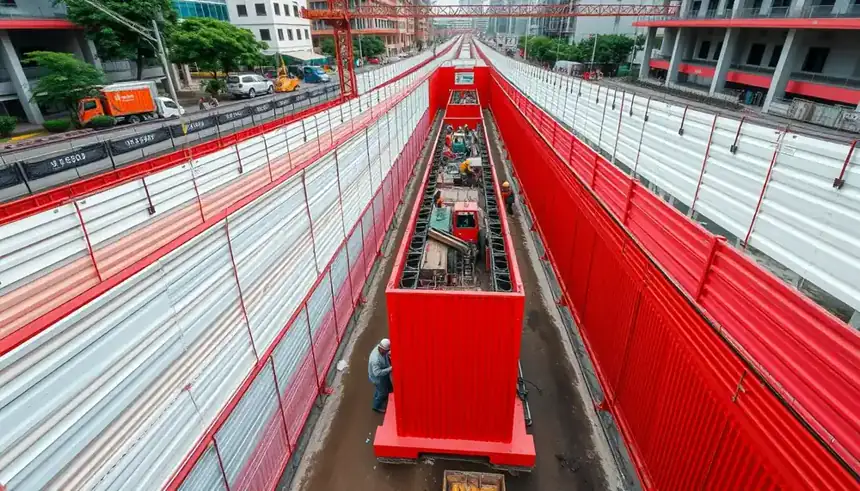 Plastic hoarding panel rental Malaysia