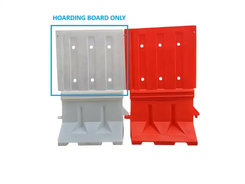 plastic hoarding board panel rental Malaysia red and white product shot