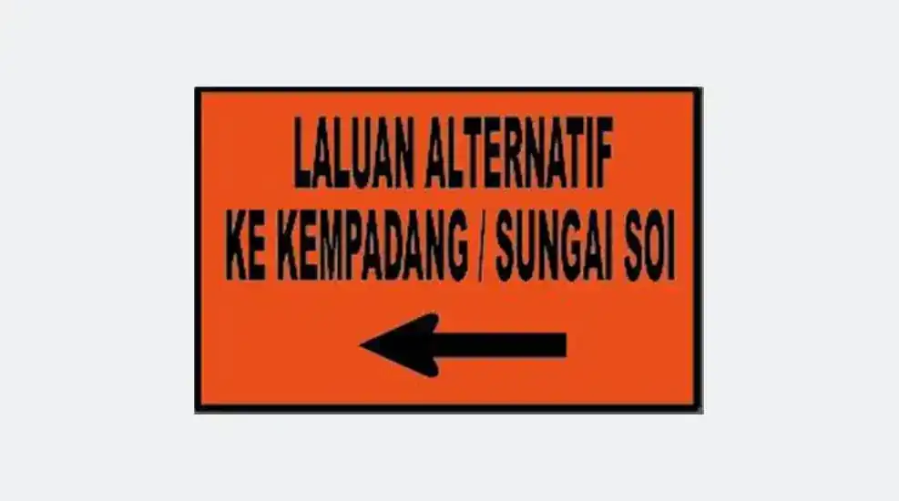 directional signboard rental Malaysia events construction