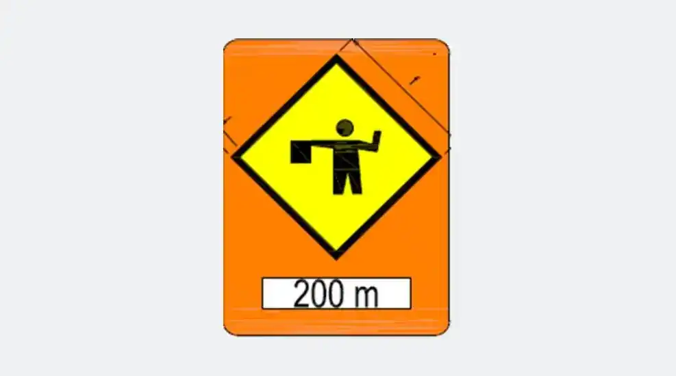 flag man JKR signboard rental Malaysia